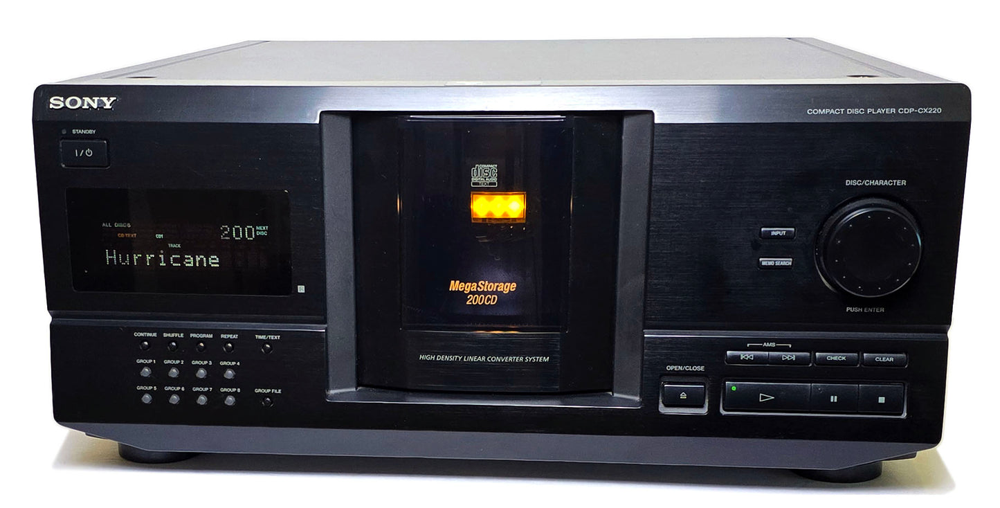Sony CDP-CX220 MegaStorage 200 CD Changer - Front