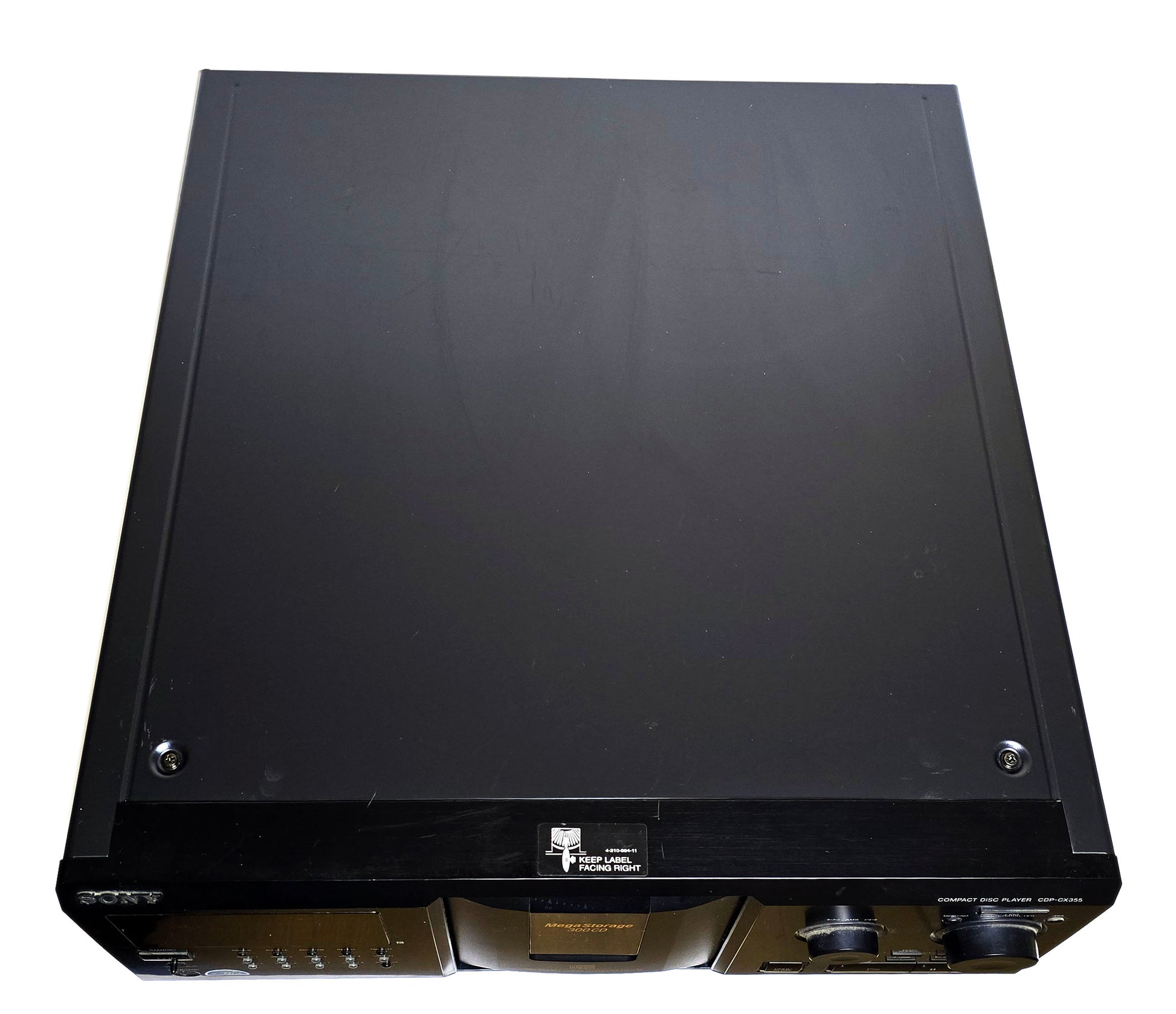 Sony CDP-CX355 MegaStorage 300 CD Changer - Top