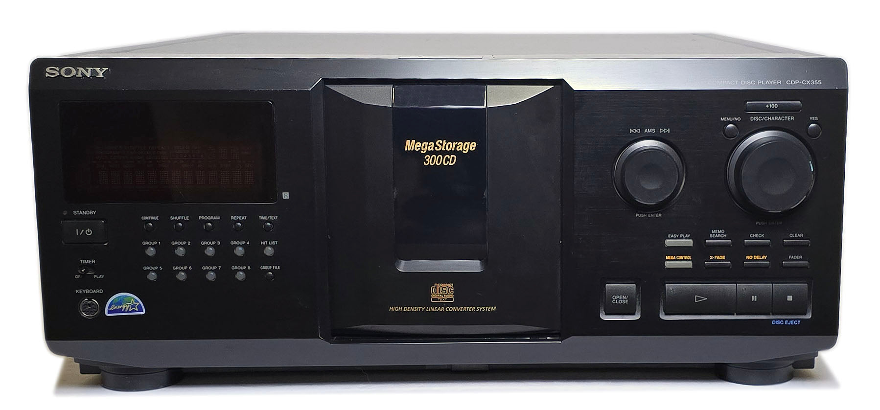 Sony CDP-CX355 MegaStorage 300 CD Changer - Front