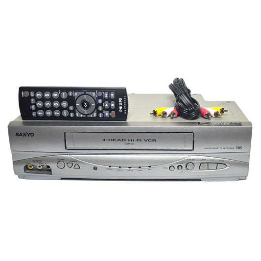 Sanyo VWM-950 VCR, 4-Head Hi-Fi Stereo