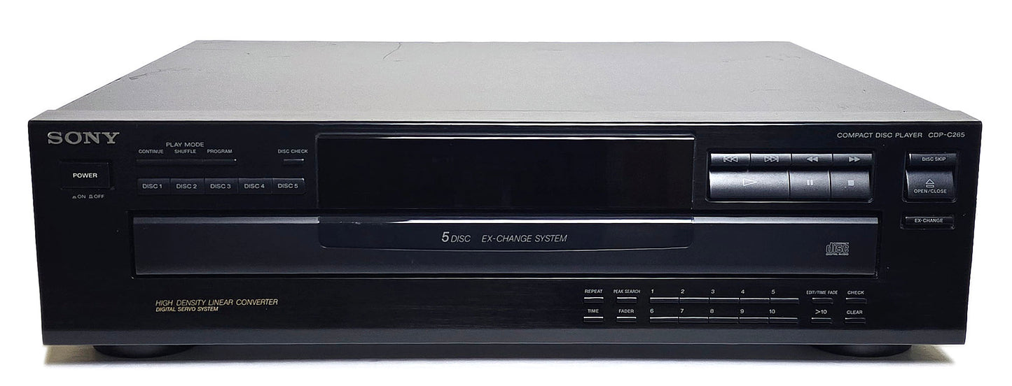 Sony CDP-C265 5-Disc Carousel CD Changer