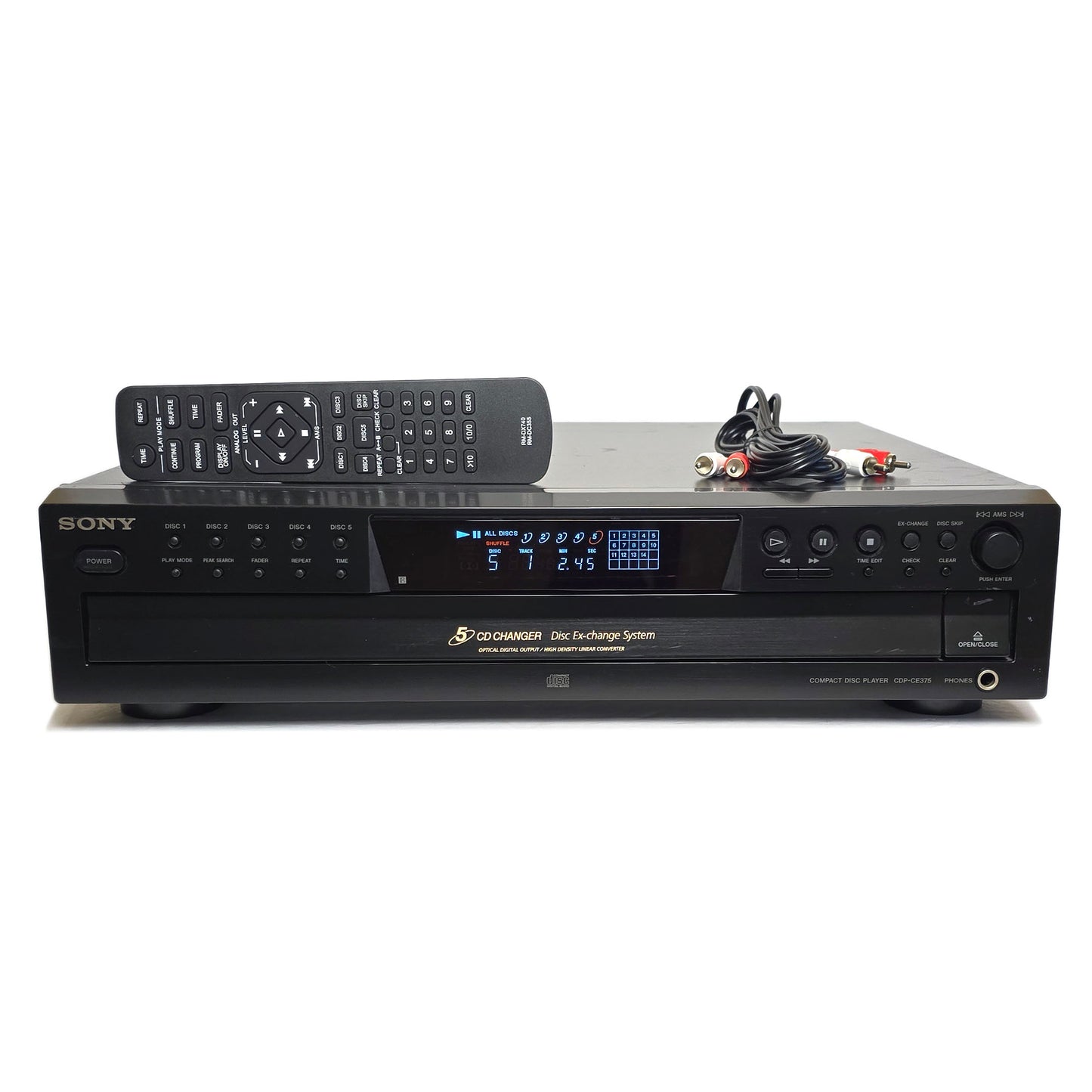 Sony CDP-CE375 5-Disc Carousel CD Changer