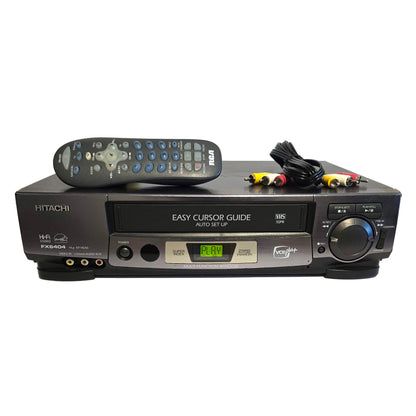 Hitachi VT-FX6404A VCR, 4-Head Hi-Fi Stereo