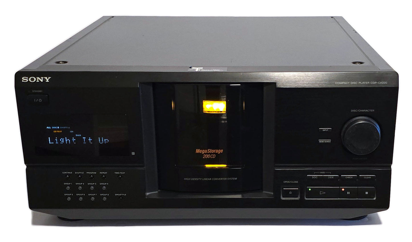 Sony CDP-CX220 MegaStorage 200 CD Changer - Front