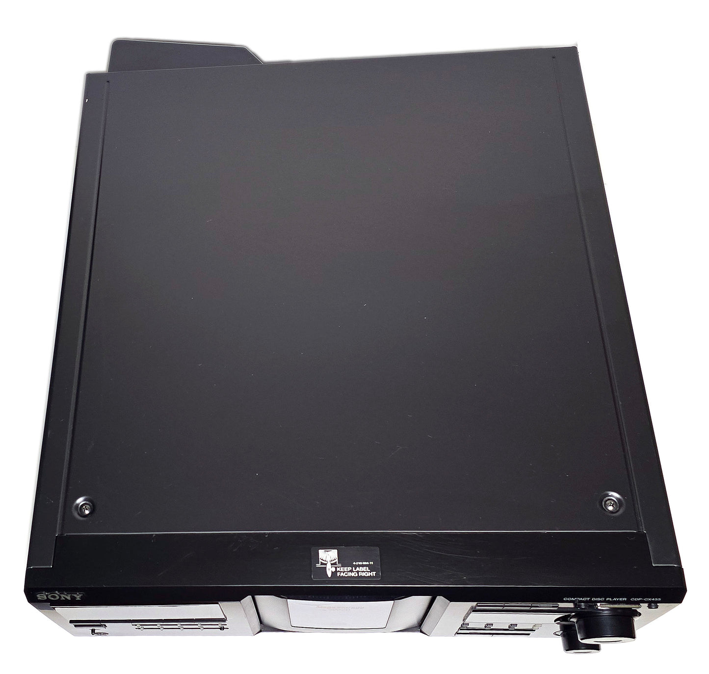 Sony CDP-CX455 MegaStorage 400 CD Changer - Top