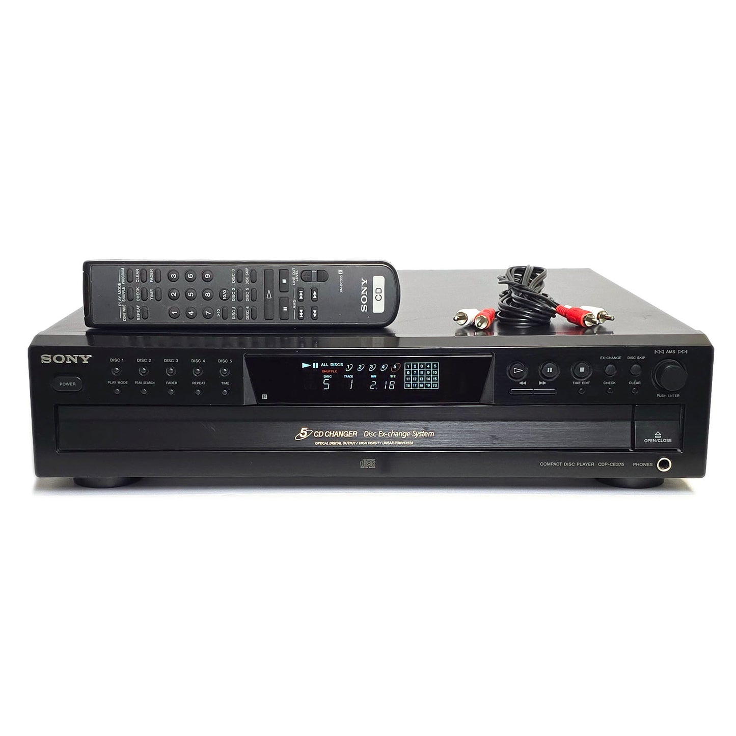Sony CDP-CE375 5-Disc Carousel CD Changer