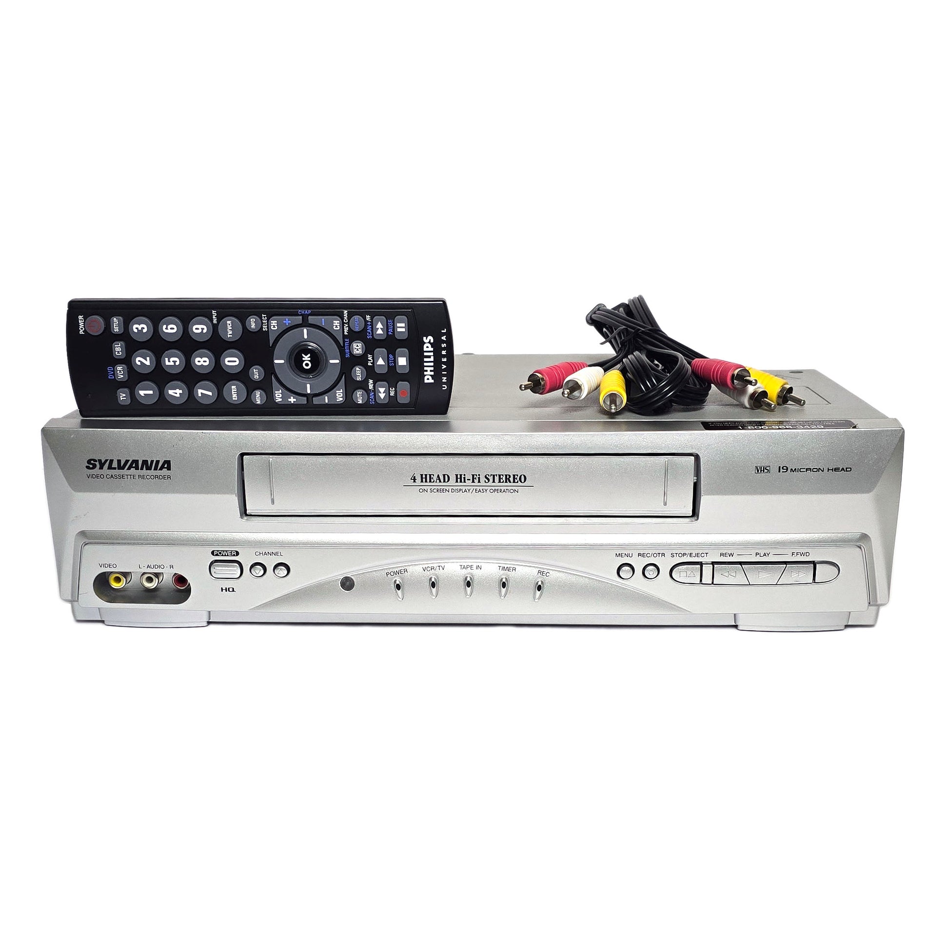 Sylvania 6260VF VCR, 4-Head Hi-Fi Stereo