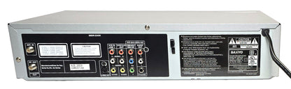 Sanyo DVW-6100 VCR/DVD Player Combo - Rear