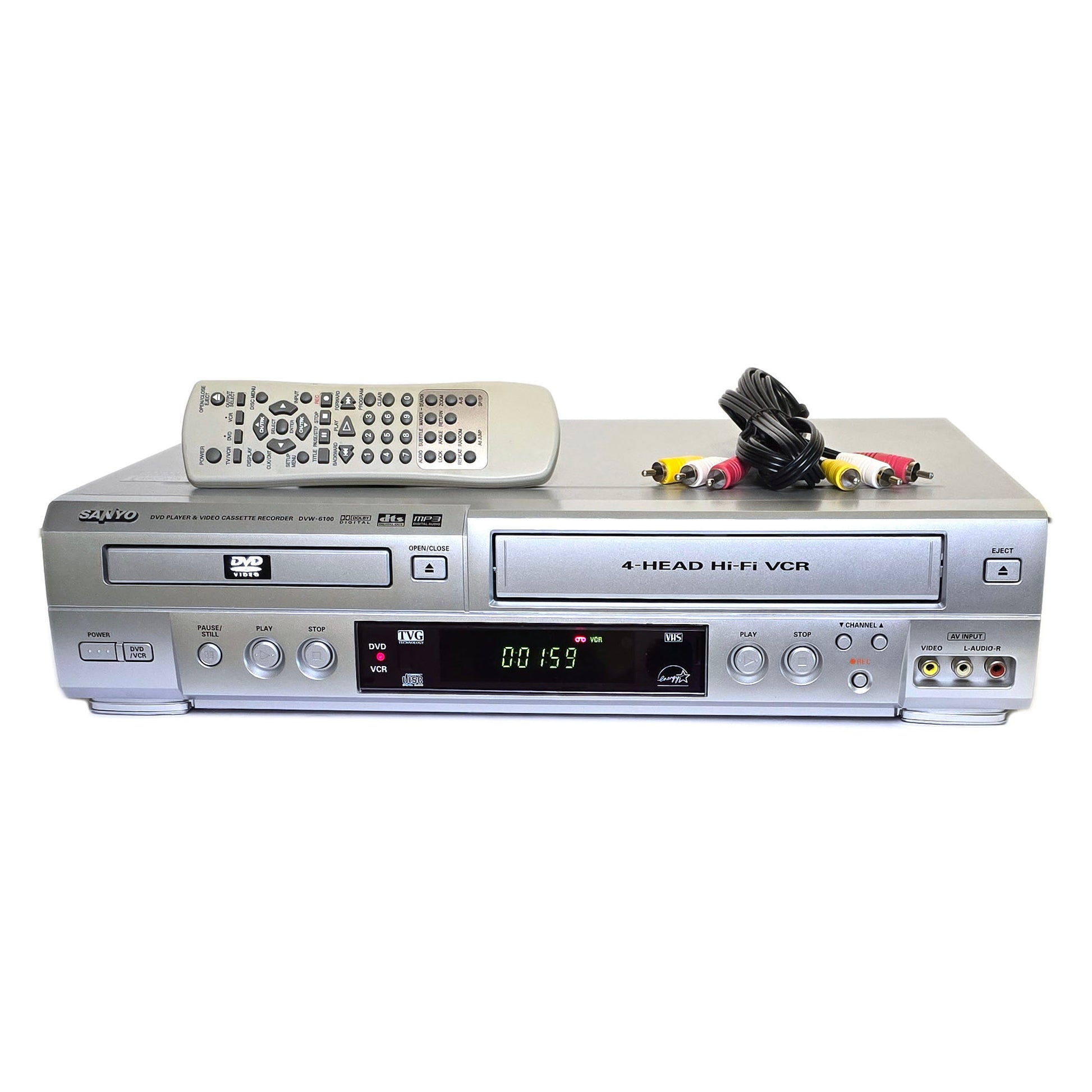 Sanyo DVW-6100 VCR/DVD Player Combo