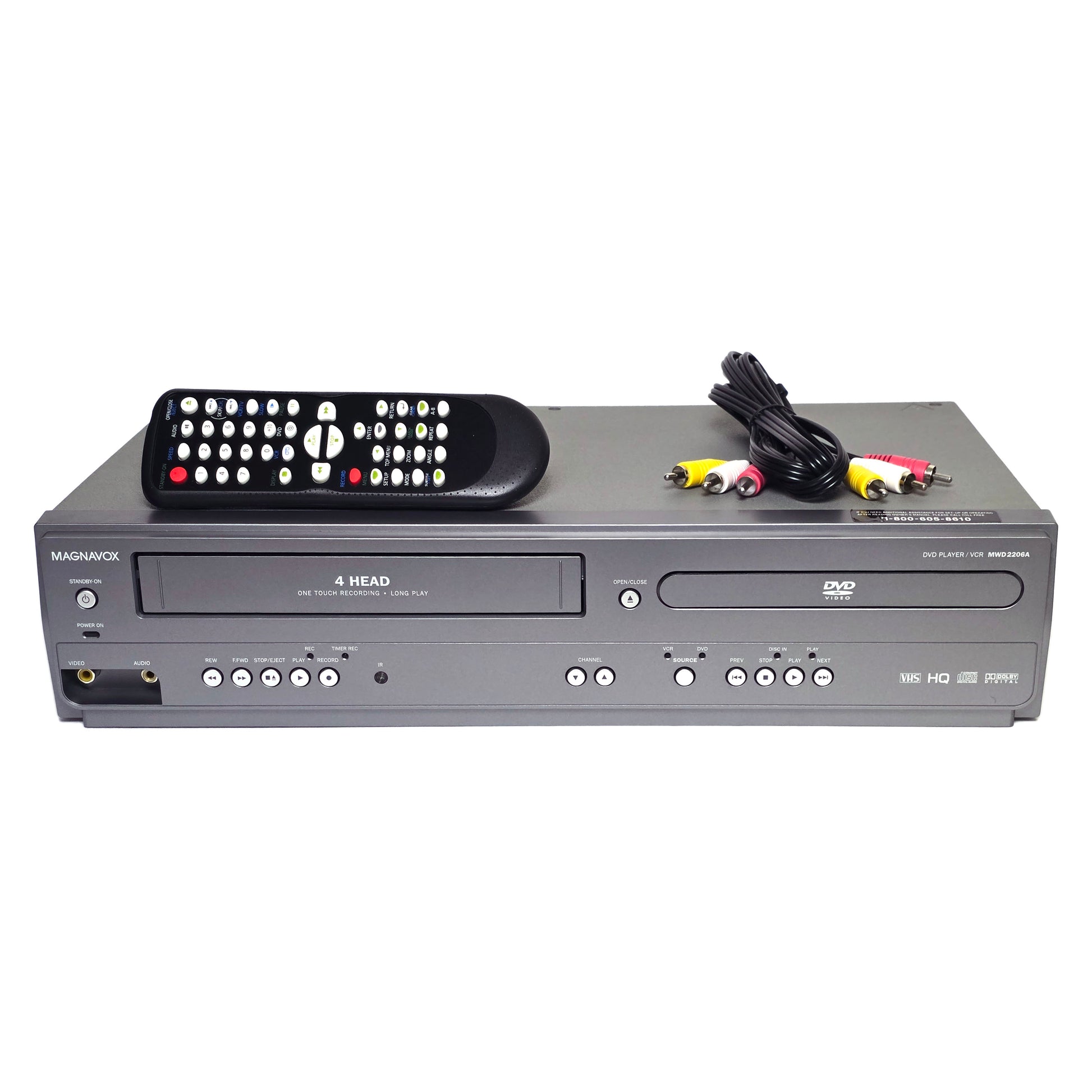 Magnavox MWD2206A VCR/DVD Player Combo