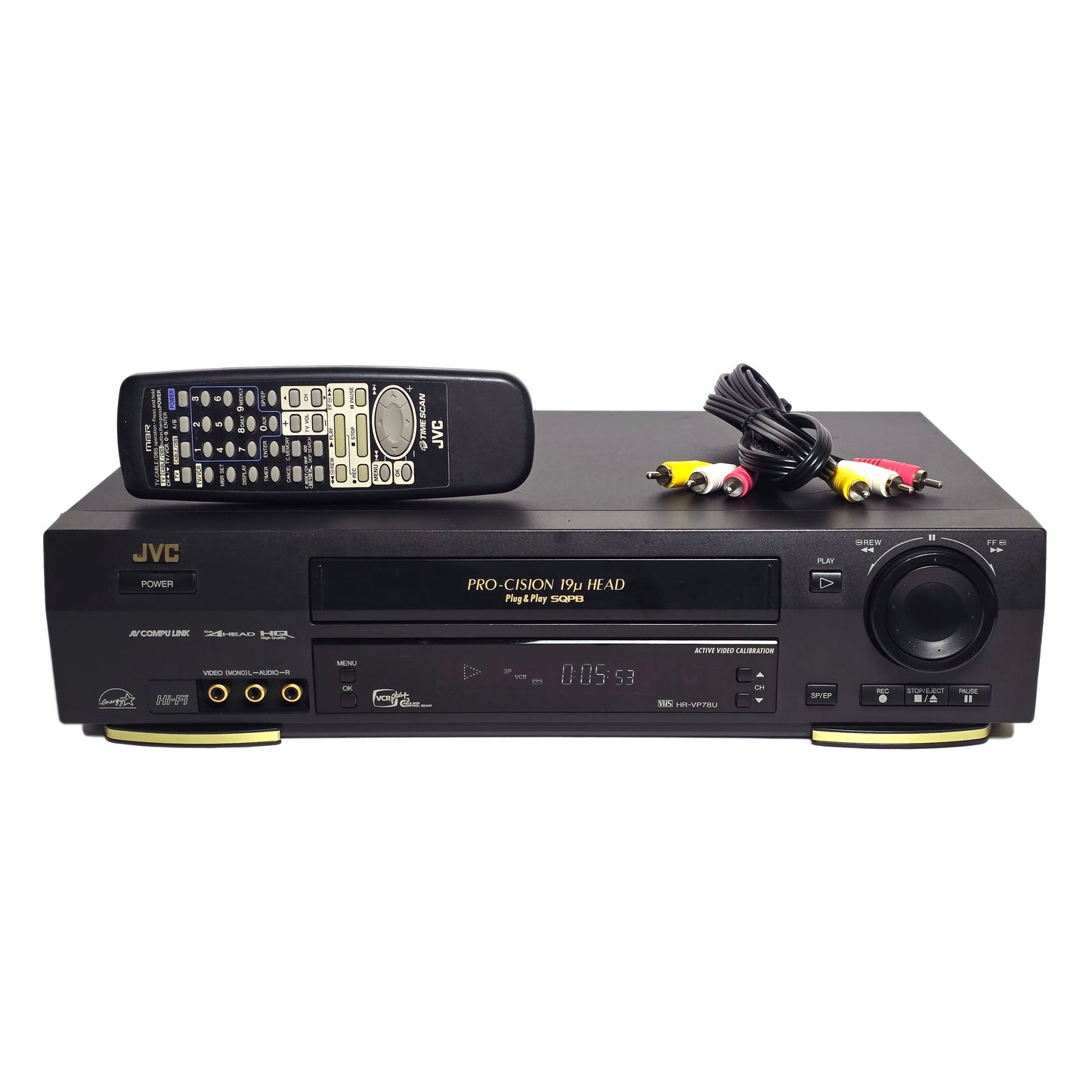 JVC HR-VP78U VCR, 4-Head Hi-Fi Stereo