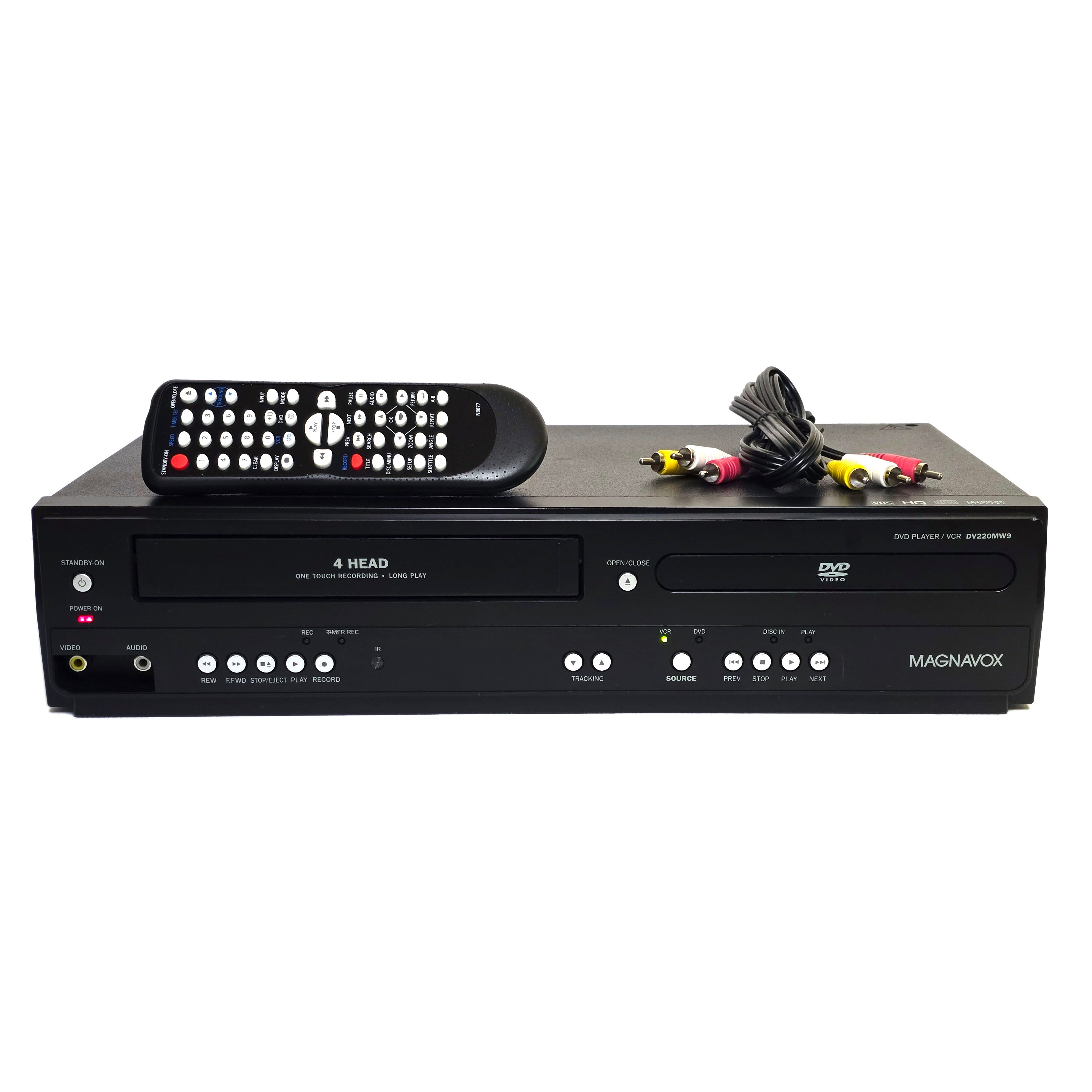 Magnavox DV220MW9 VHS VCR/DVD Player Combo - Refurbished – VCR-DVD.com