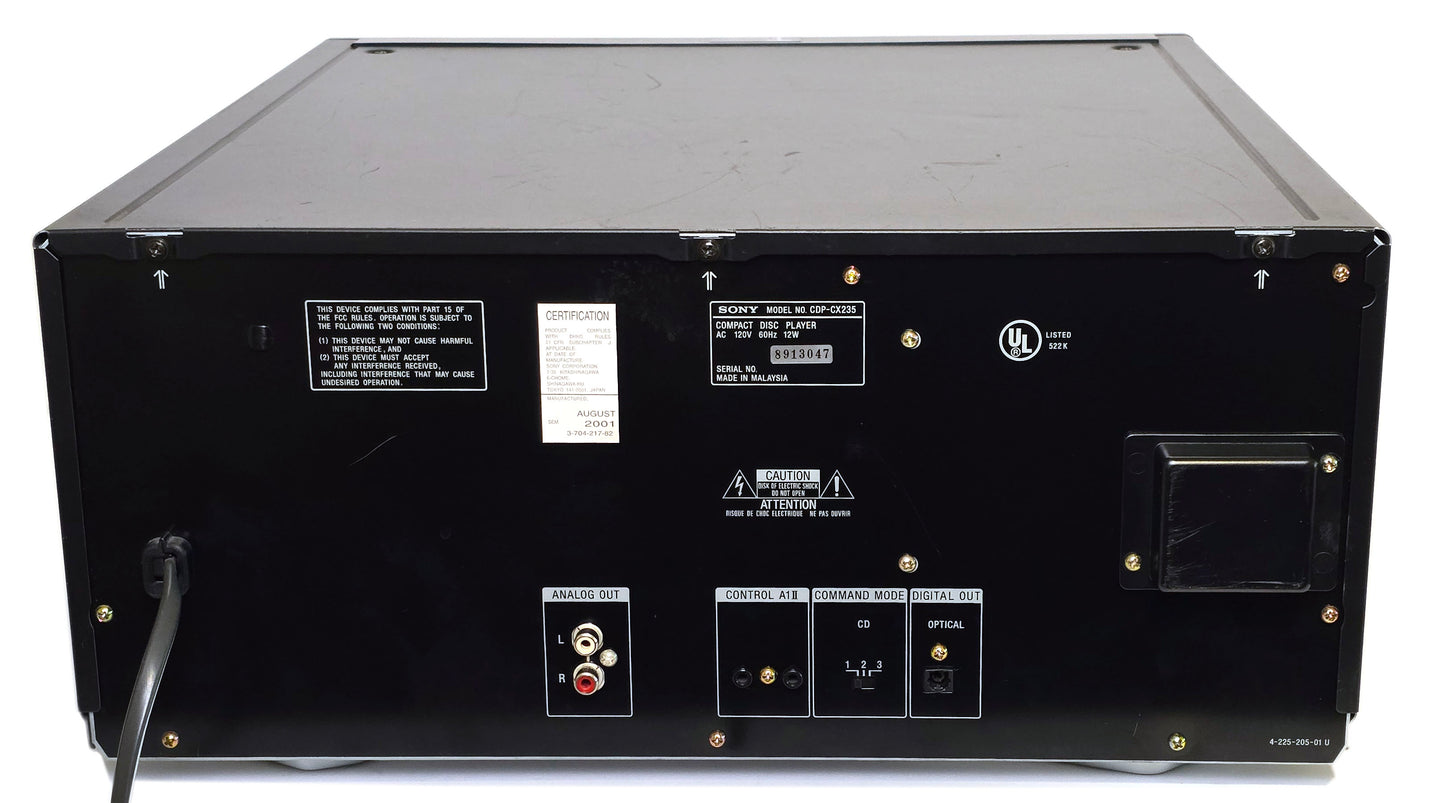 Sony CDP-CX235 MegaStorage 200 CD Changer