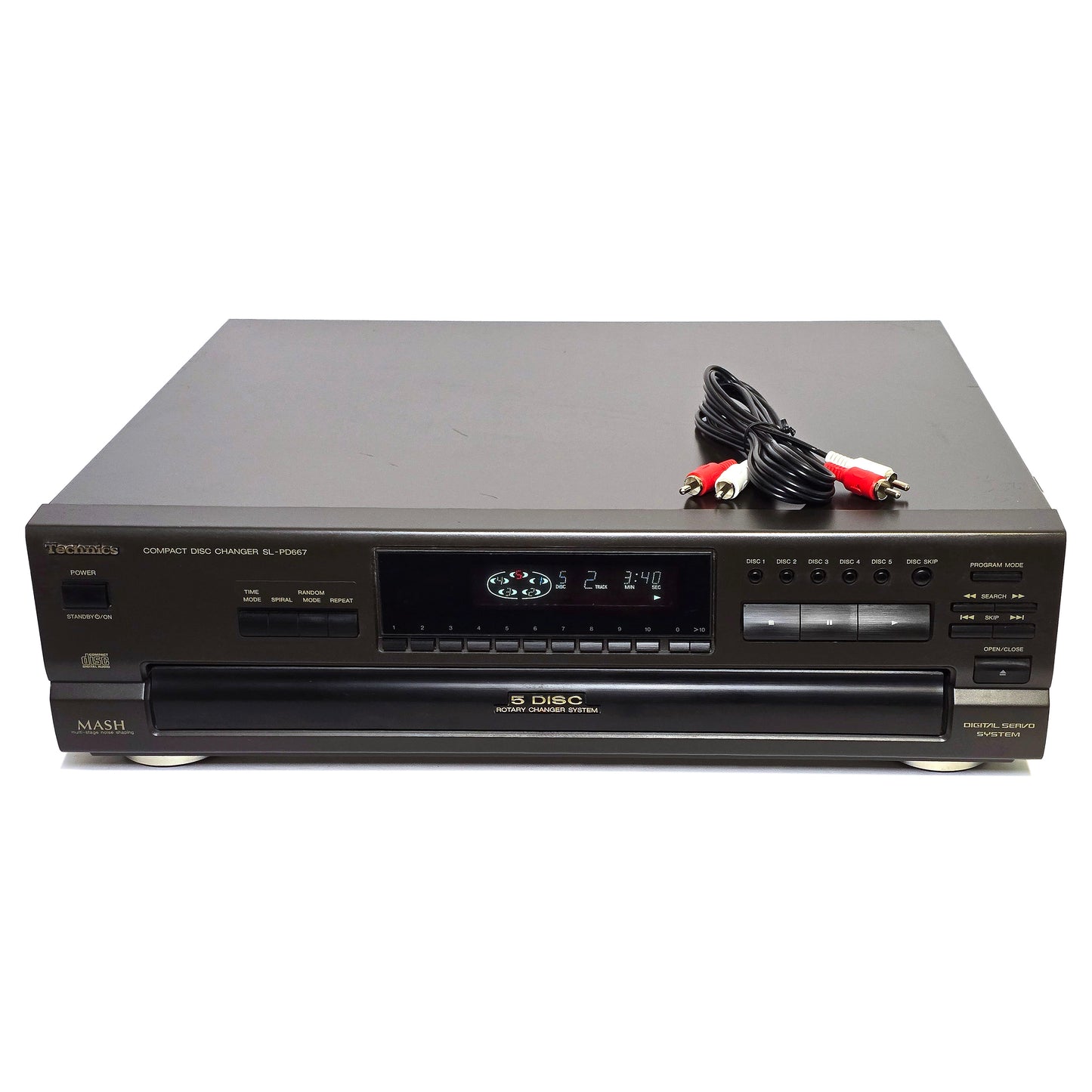 Technics SL-PD667 5-Disc Carousel CD Changer