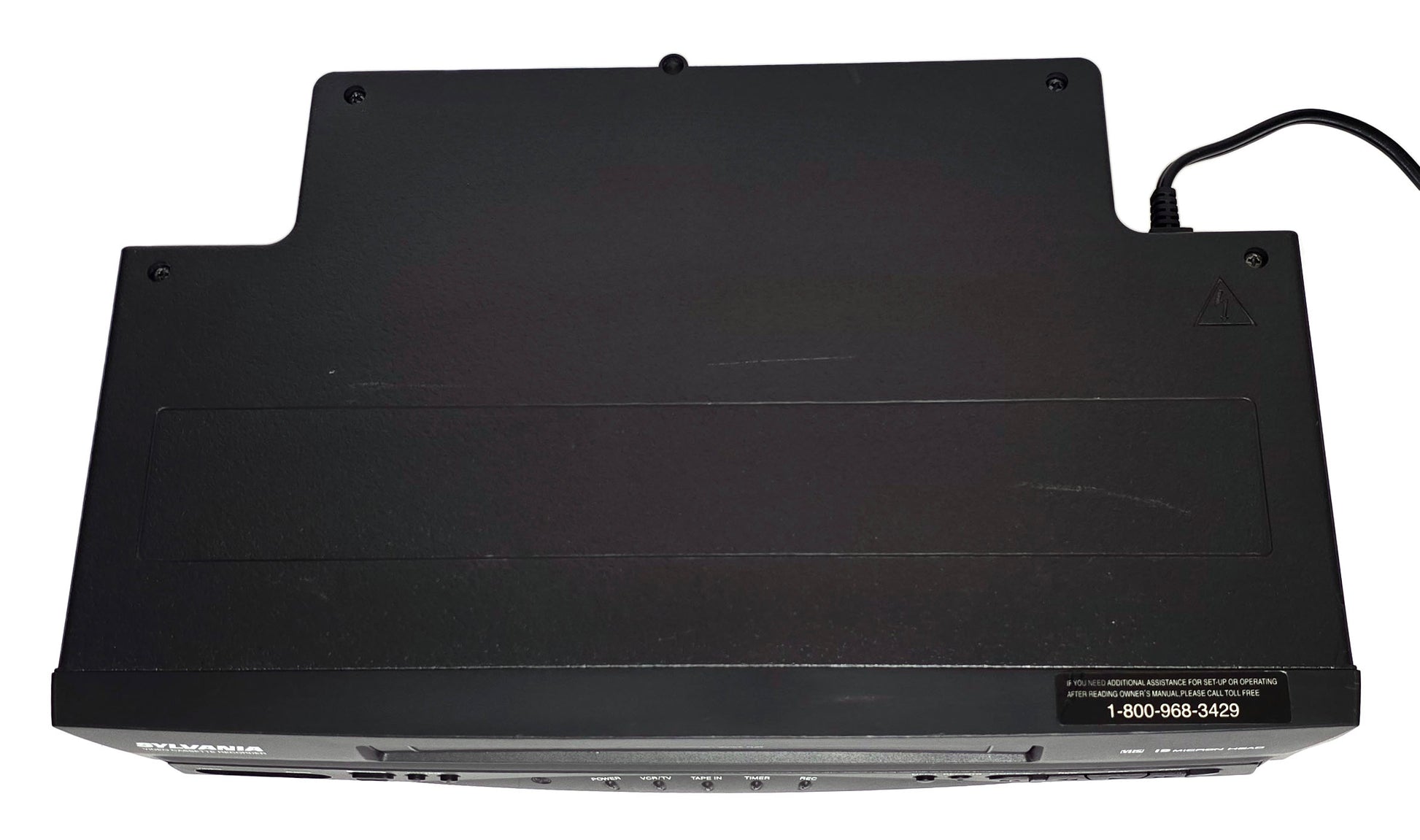 Sylvania 6240VE VCR, 4-Head Mono - Top