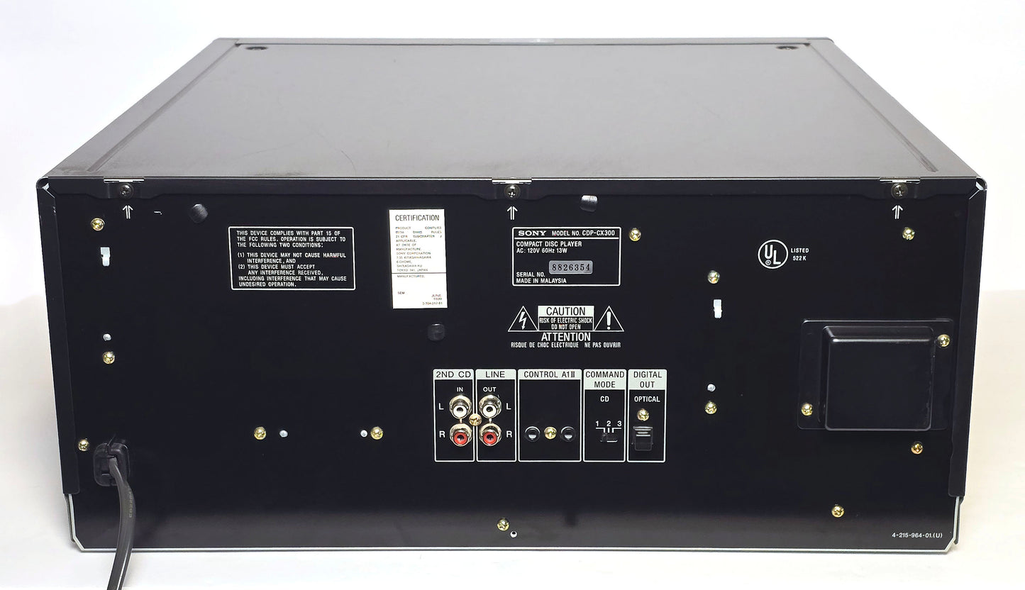 Sony CDP-CX300 MegaStorage 300 CD Changer - Rer