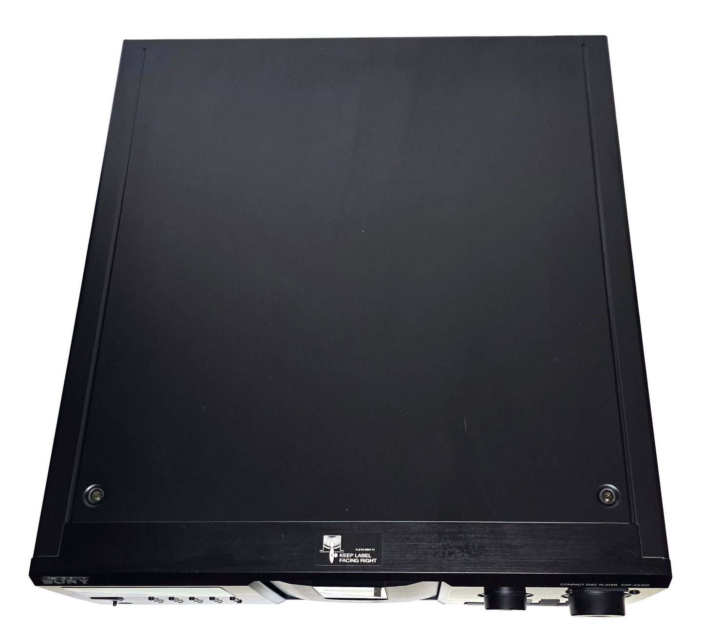 Sony CDP-CX300 MegaStorage 300 CD Changer - Top