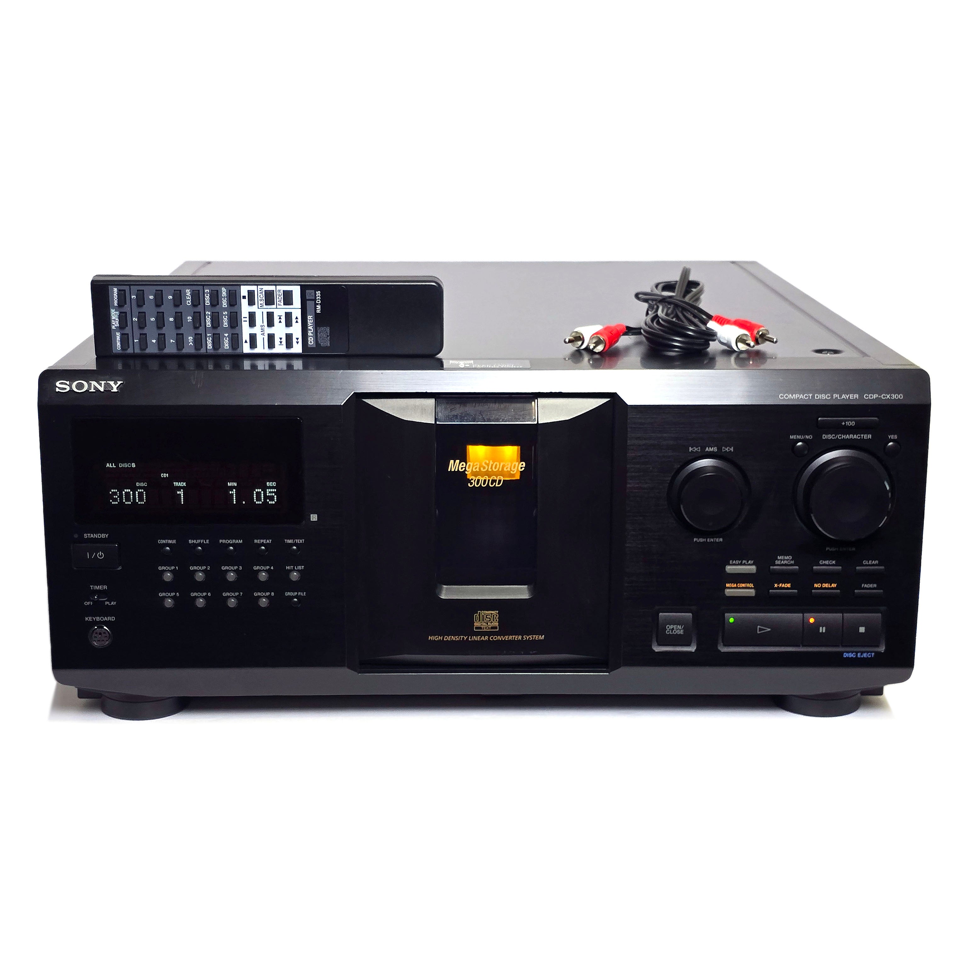 Sony CDP-CX300 MegaStorage 300 CD Changer Player - Refurbished