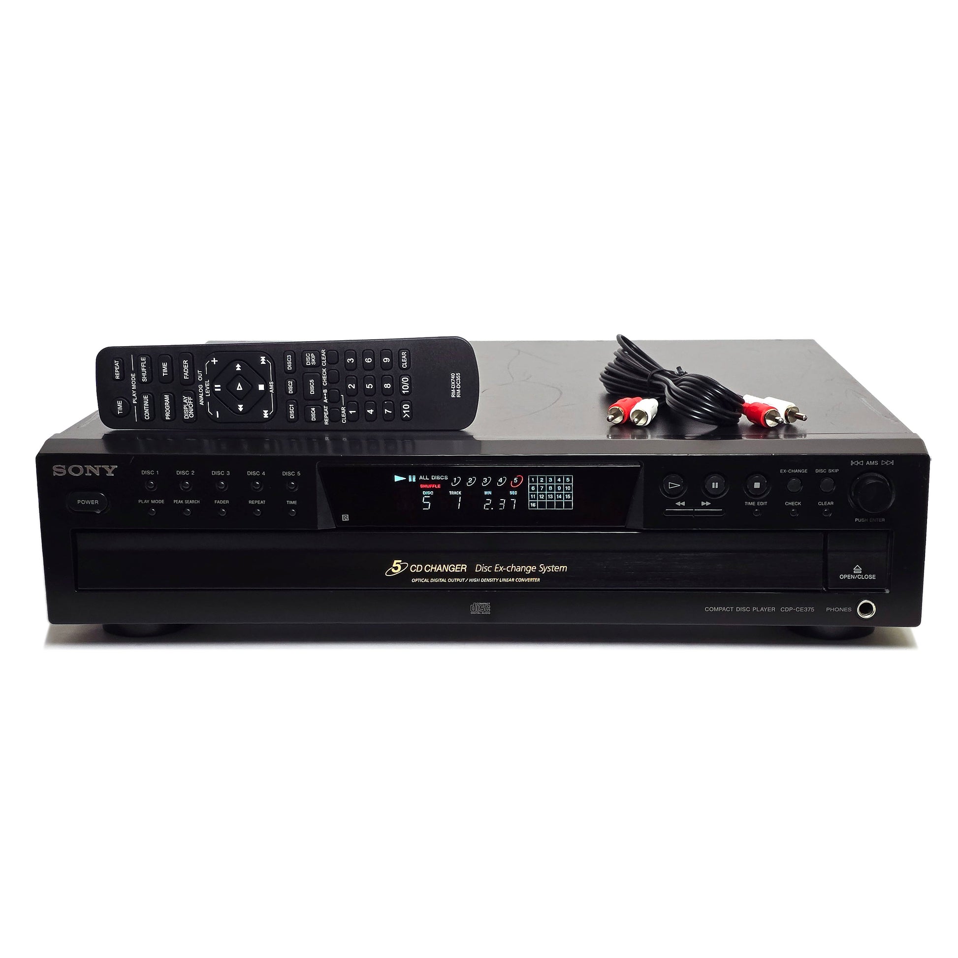 Sony CDP-CE375 5-Disc Carousel CD Changer