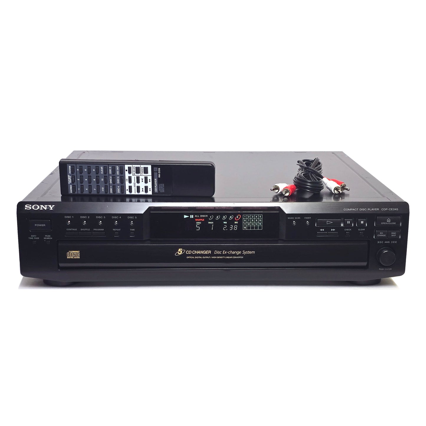 Sony CDP-CE245 5-Disc Carousel CD Changer