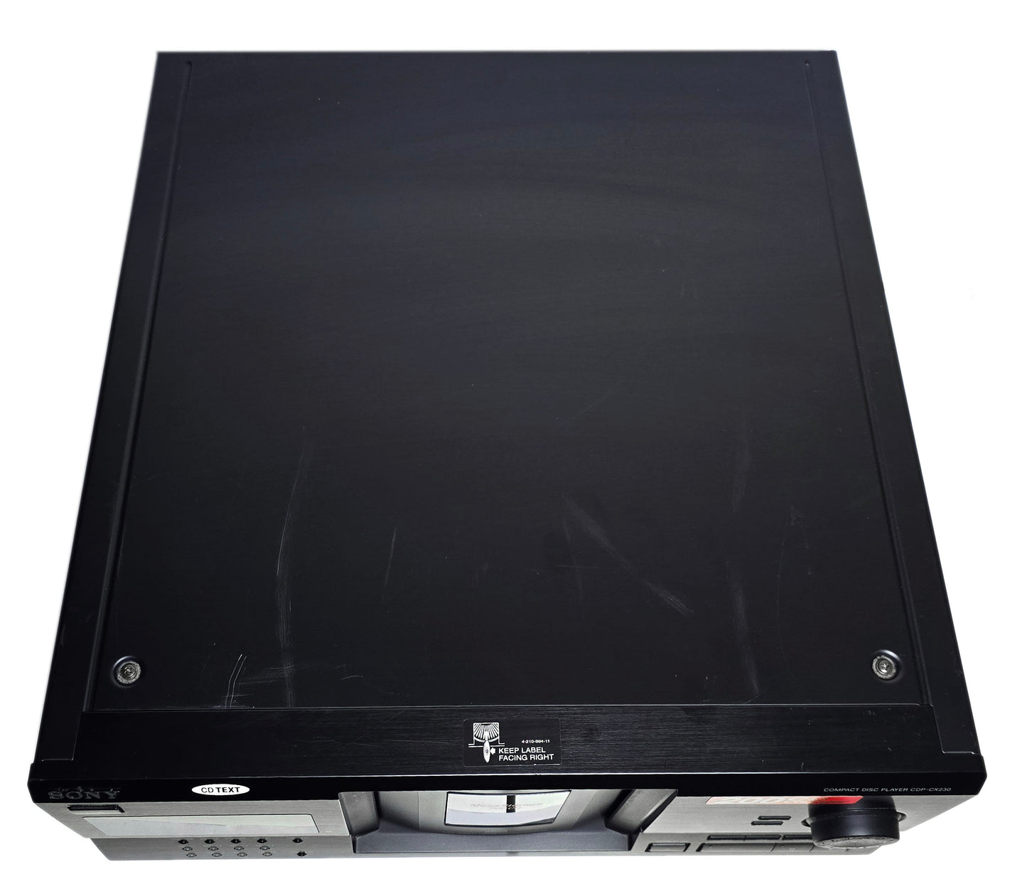 Sony CDP-CX230 MegaStorage 200 CD Changer - Top
