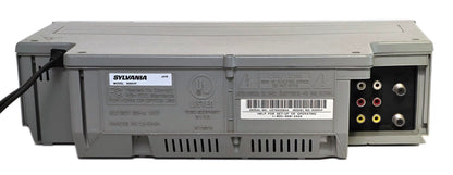 Sylvania 6260VF VCR, 4-Head Hi-Fi Stereo - Rear