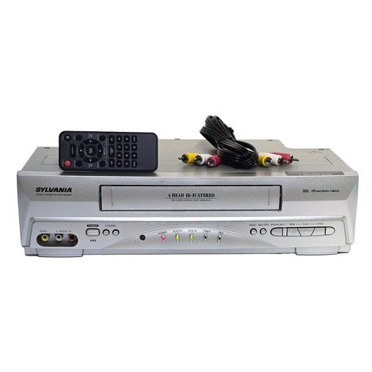 Sylvania 6260VF VCR, 4-Head Hi-Fi Stereo