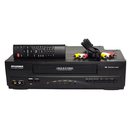 Sylvania 6260VE VCR, 4-Head Hi-Fi Stereo