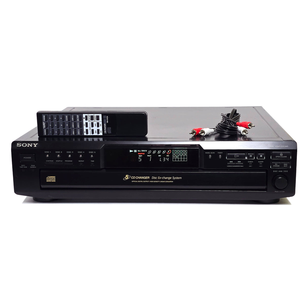 Sony CDP-CE245 5-Disc Carousel CD Changer