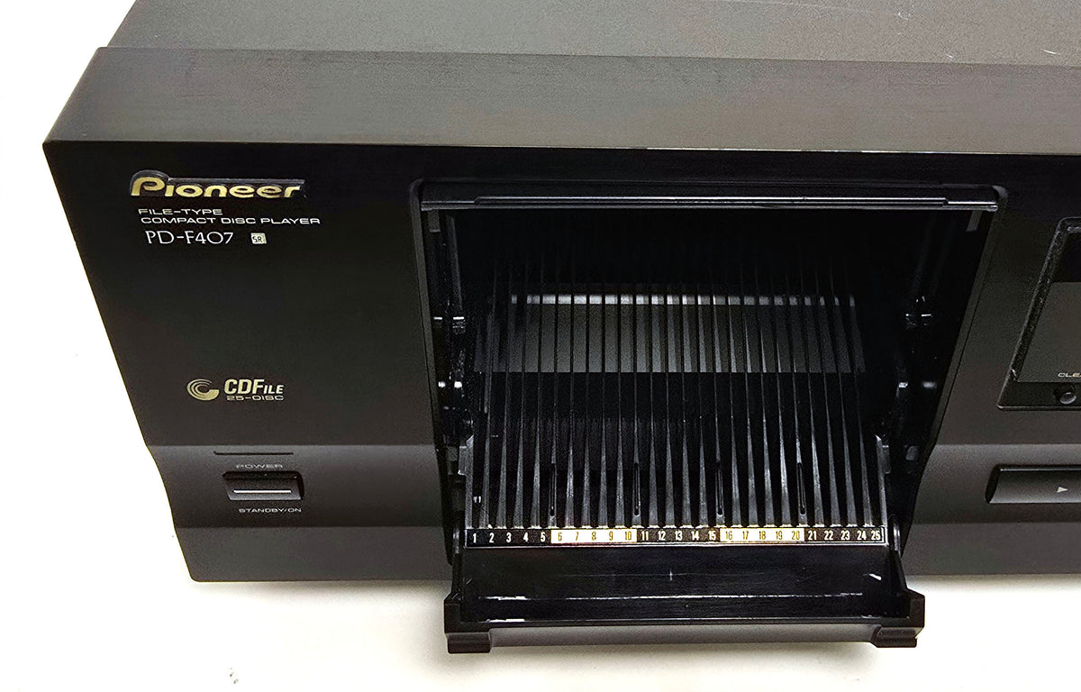 Pioneer PD-F407 25-Disc CD Changer - Door Open