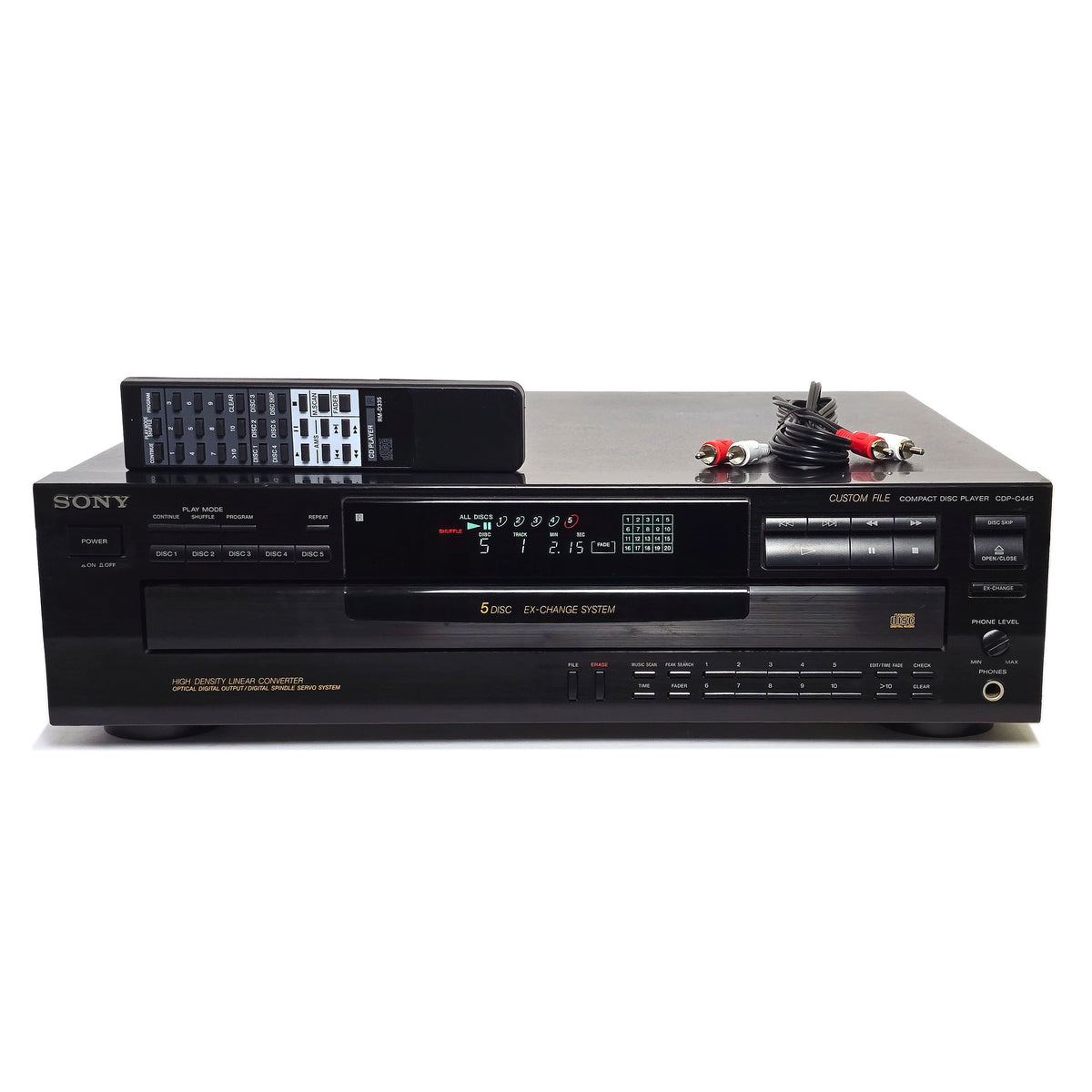 Sony CDP-C445 5-Disc Carousel CD Changer