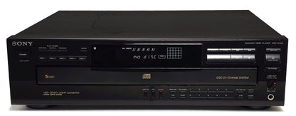 Sony CDP-C435 5-Disc Carousel CD Changer - Front