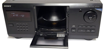 Sony CDP-CX205 MegaStorage 200 CD Changer - Front Door Open