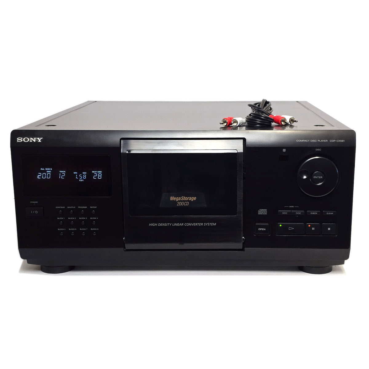 Sony CDP-CX681 MegaStorage 200 CD Changer