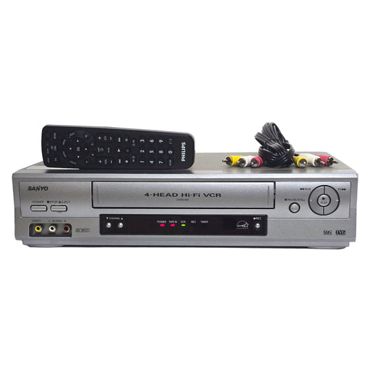 Sanyo VWM-900 VCR, 4-Head Hi-Fi Stereo