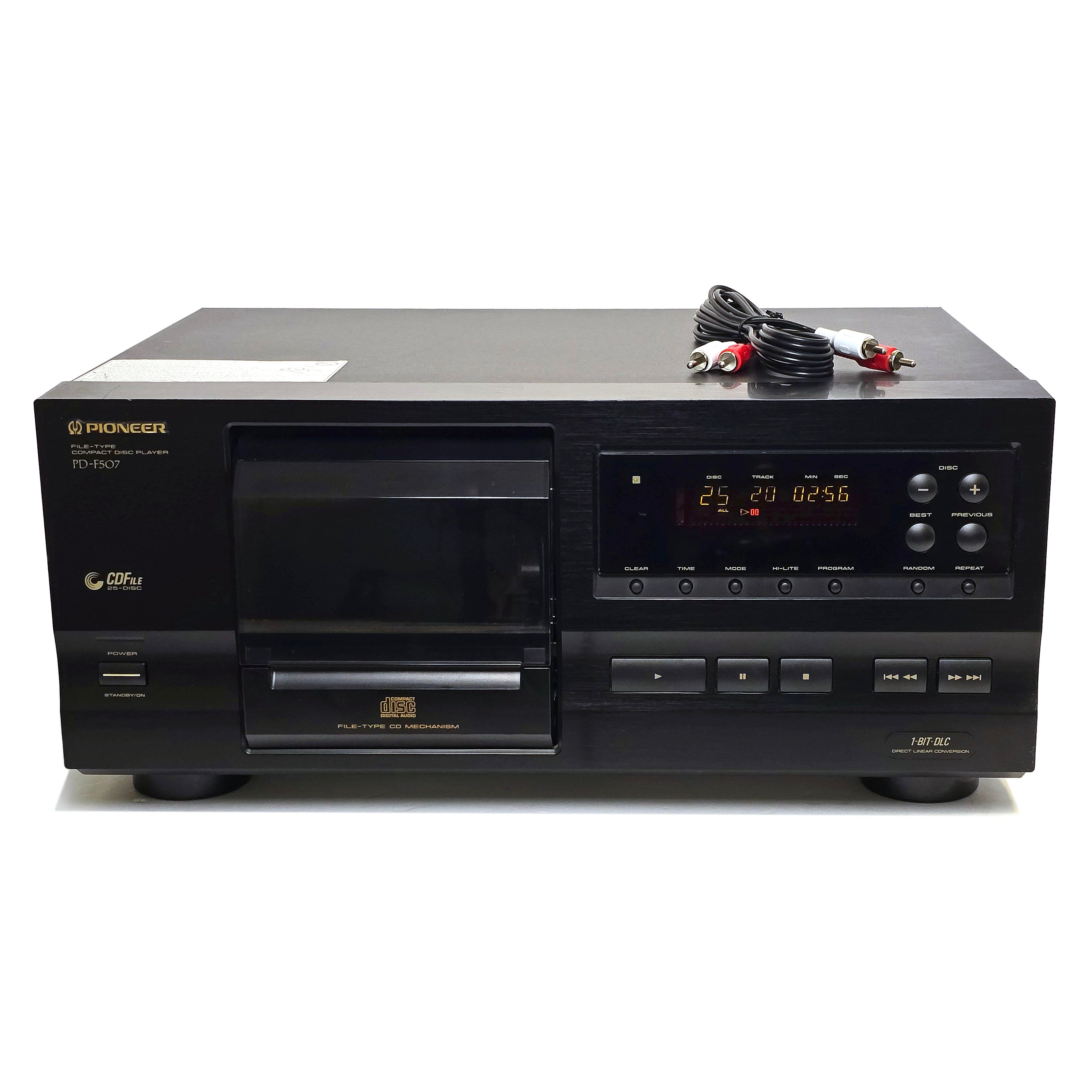 Pioneer PD-F507 25-Disc CD Changer Player - Refurbished – VCR-DVD.com