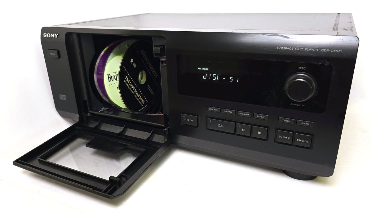 Sony CDP-CX571 MegaStorage 50+1 CD Changer - Loading Door Open