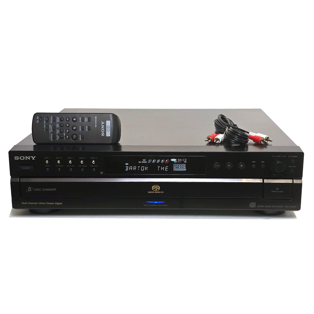 Sony SCD-CE595 5-Disc Carousel Super Audio CD SACD Changer