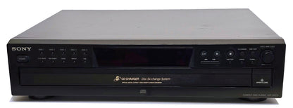 Sony CDP-CE275 5-Disc Carousel CD Changer S/N 9165400 - Front