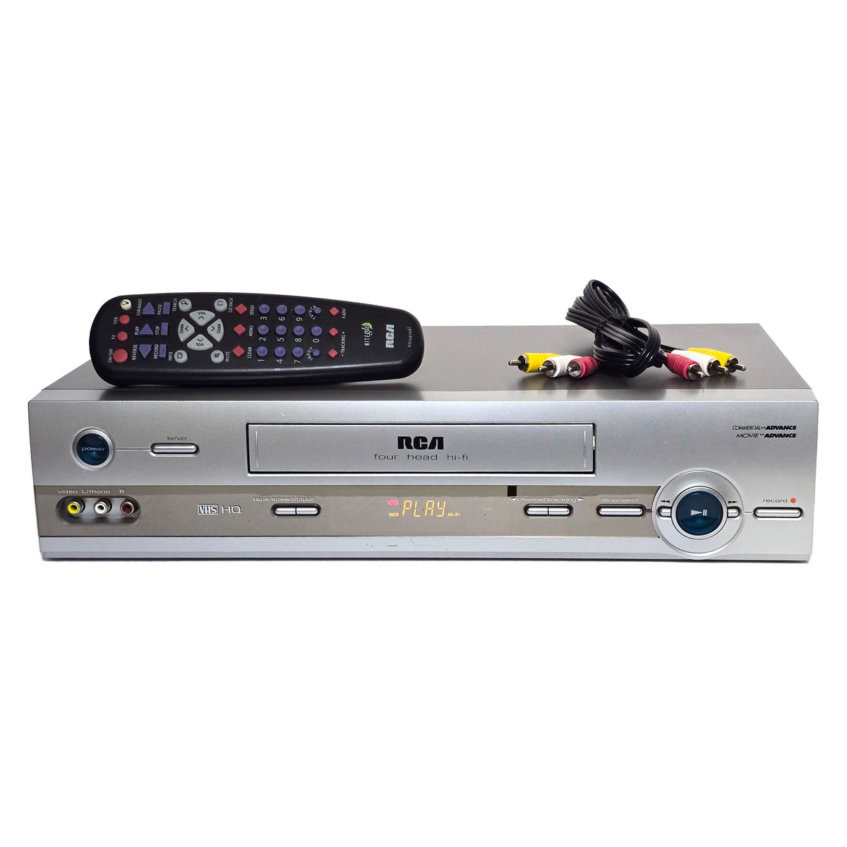 RCA VR712HF VCR, 4-Head Hi-Fi Stereo