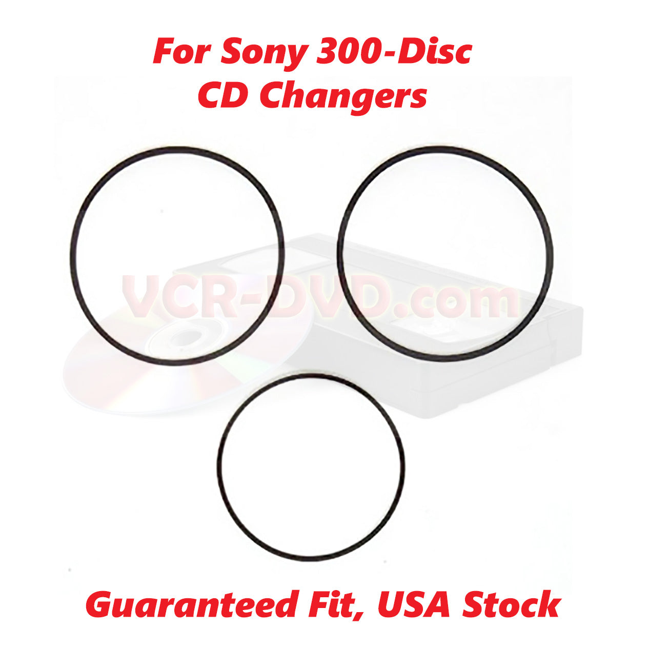 Replacement Belt Kit for Sony 300-Disc MegaStorage CD Changers