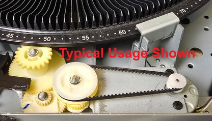 Replacement Sony 4-962-822-01 Timing Belt - Typical Usage