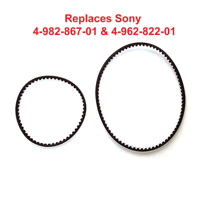 Replacement Belt Kit for Sony 200-Disc CD Changers, 4-982-867-01, 4-962-822-01