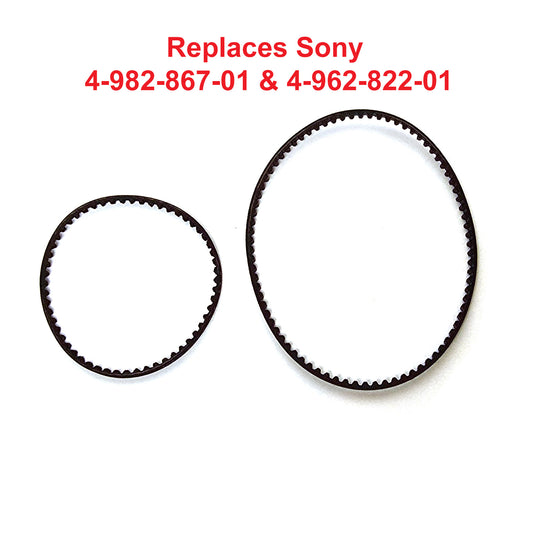 Replacement Belt Kit for Sony 200-Disc CD Changers, 4-982-867-01, 4-962-822-01