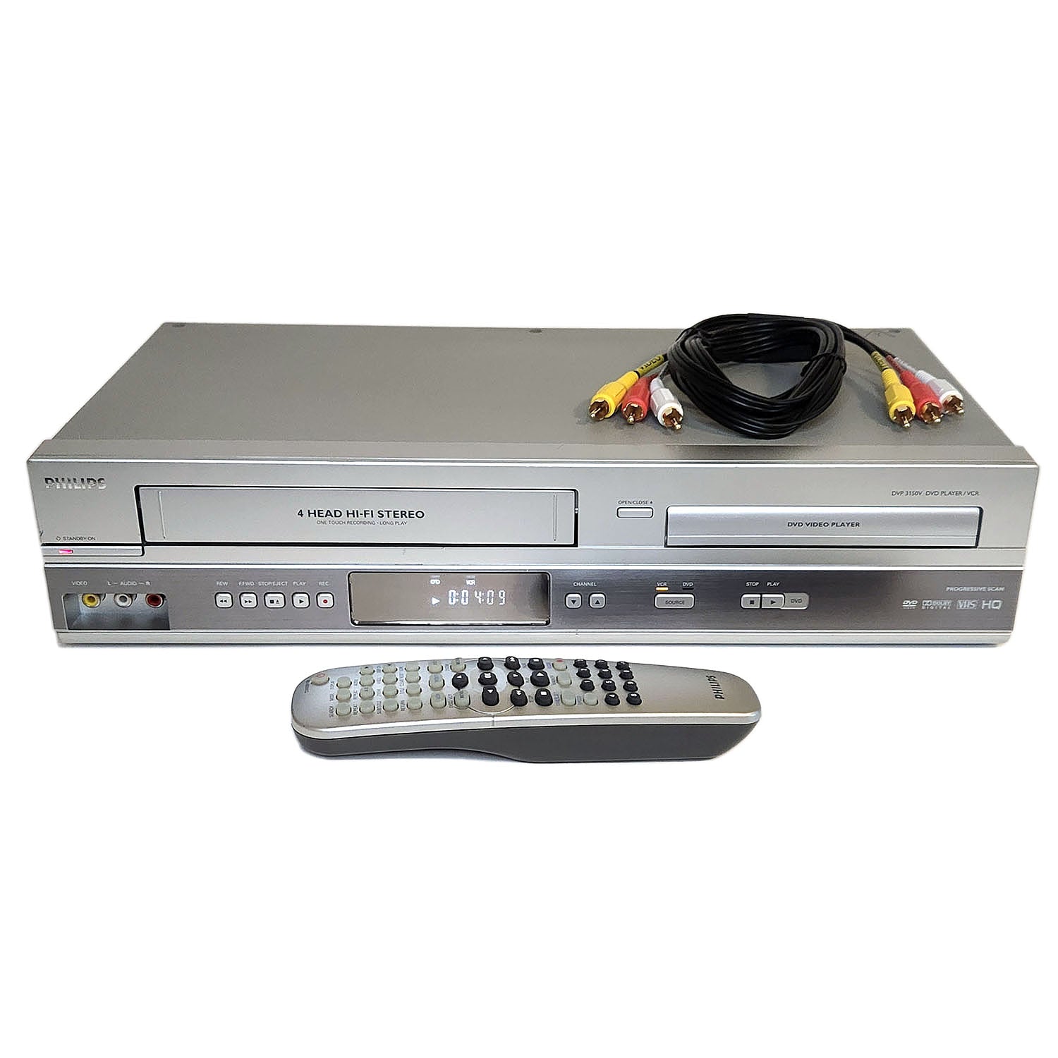 Philips DVP3150V VCR/DVD Player Combo