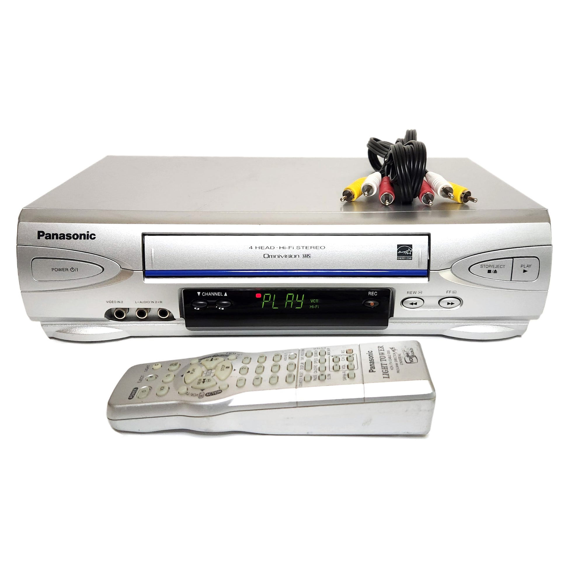 Panasonic PV-V4524S Omnivision VCR, 4-Head Hi-Fi Stereo