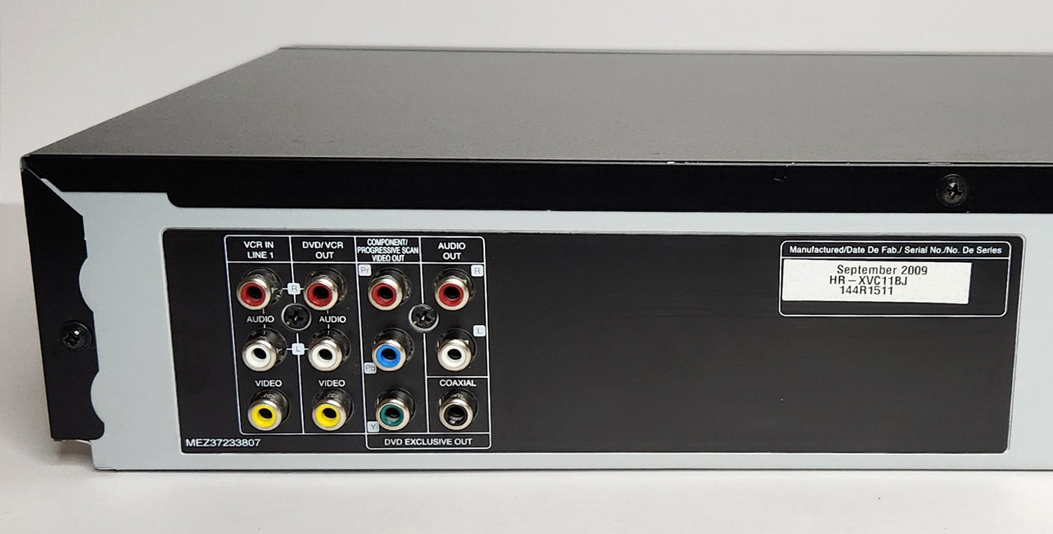JVC HR-XVC11B VCR/DVD Player Combo - Connections
