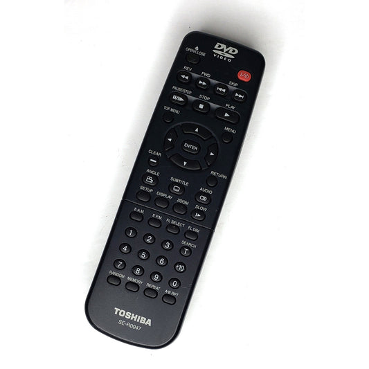 Toshiba SE-R0047 Remote Control for DVD Players