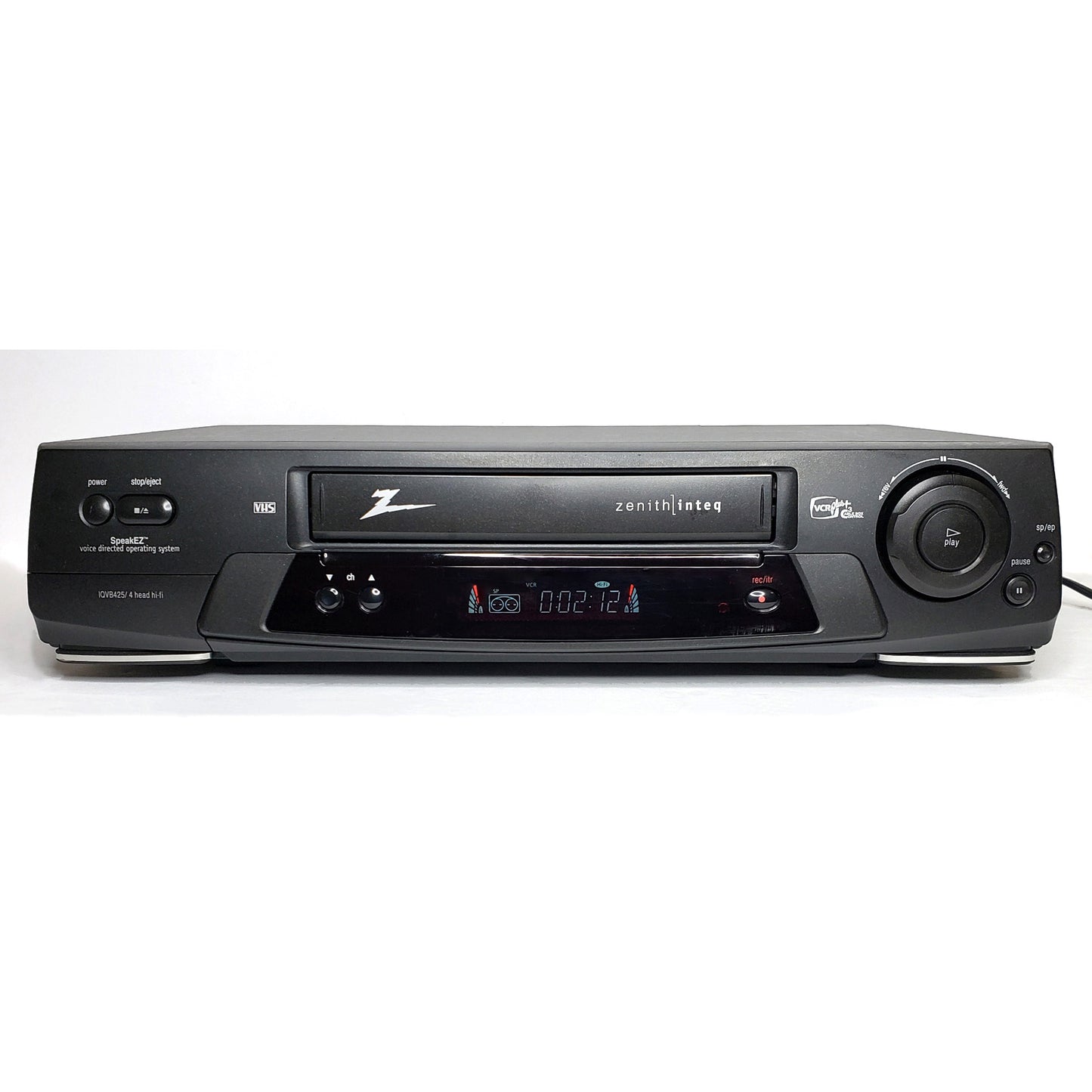 Zenith IQVB425 VCR, 4-Head Hi-Fi Stereo - Front