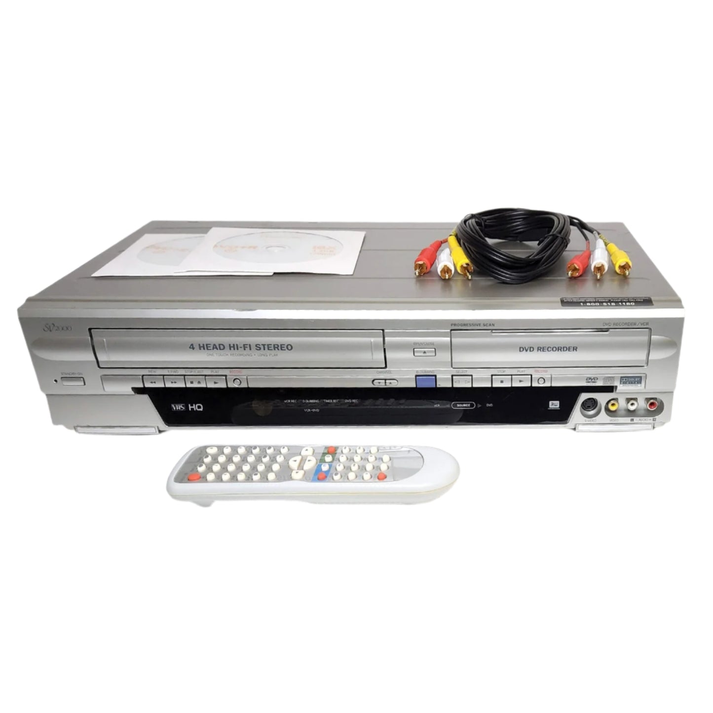 SV2000 WV20V6 VCR/DVD Recorder Combo